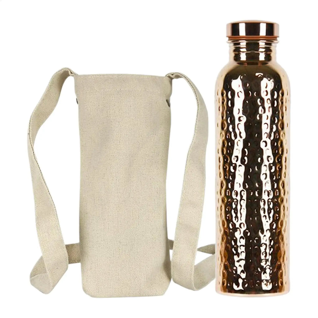 Copper Bottle Leakproof Insulated Water Bottle 27Oz Portable Leakproof Cup for Traveling Gym Daily Sports Work Outdoor Camping
