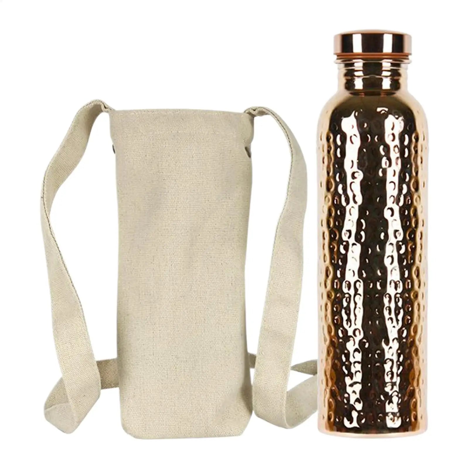 Copper Bottle Leakproof Insulated Water Bottle 27Oz Portable Leakproof Cup for Traveling Gym Daily Sports Work Outdoor Camping